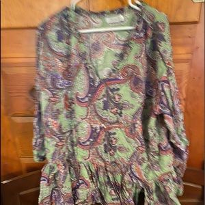 Boho Plus Size Top NWOT